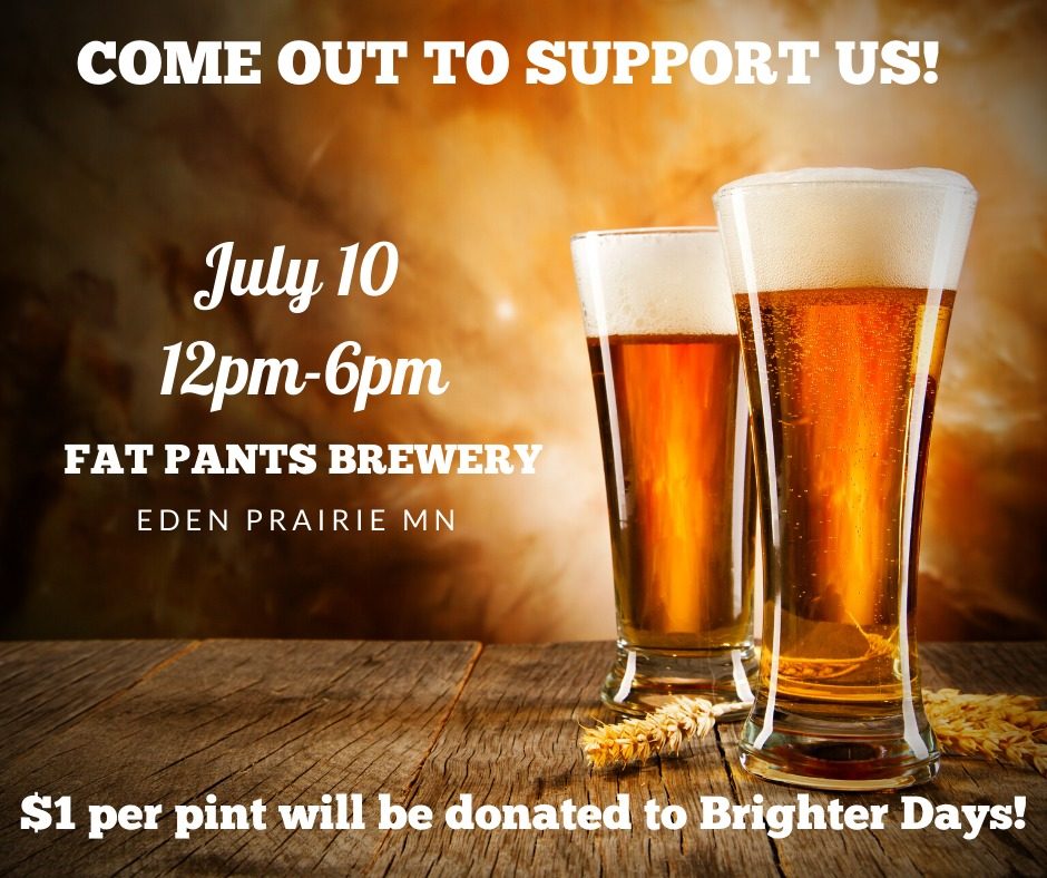fat pants brewery support brighter days